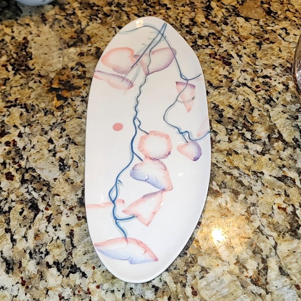 Anthropologie Meadow ceramics trinket dish tray NWT